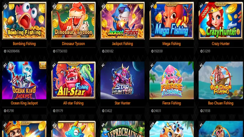 Jogo de pesca online Mega Pari