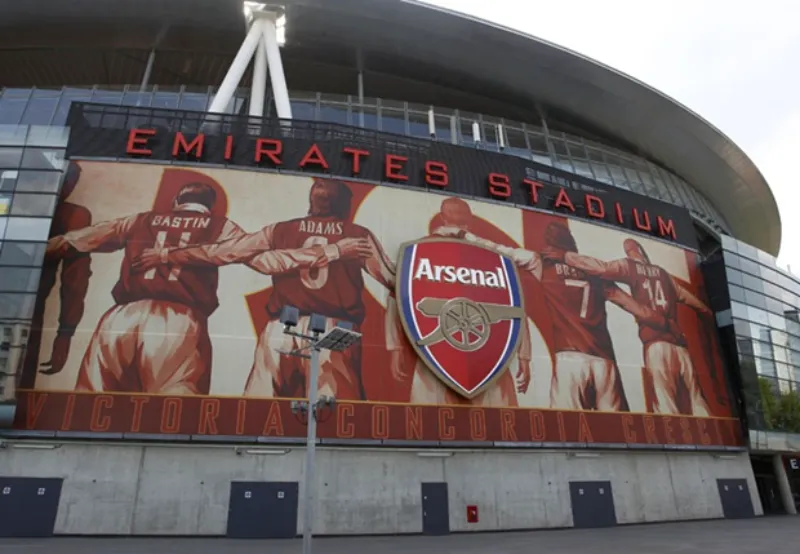 Campo de futebol do Emirates Stadium